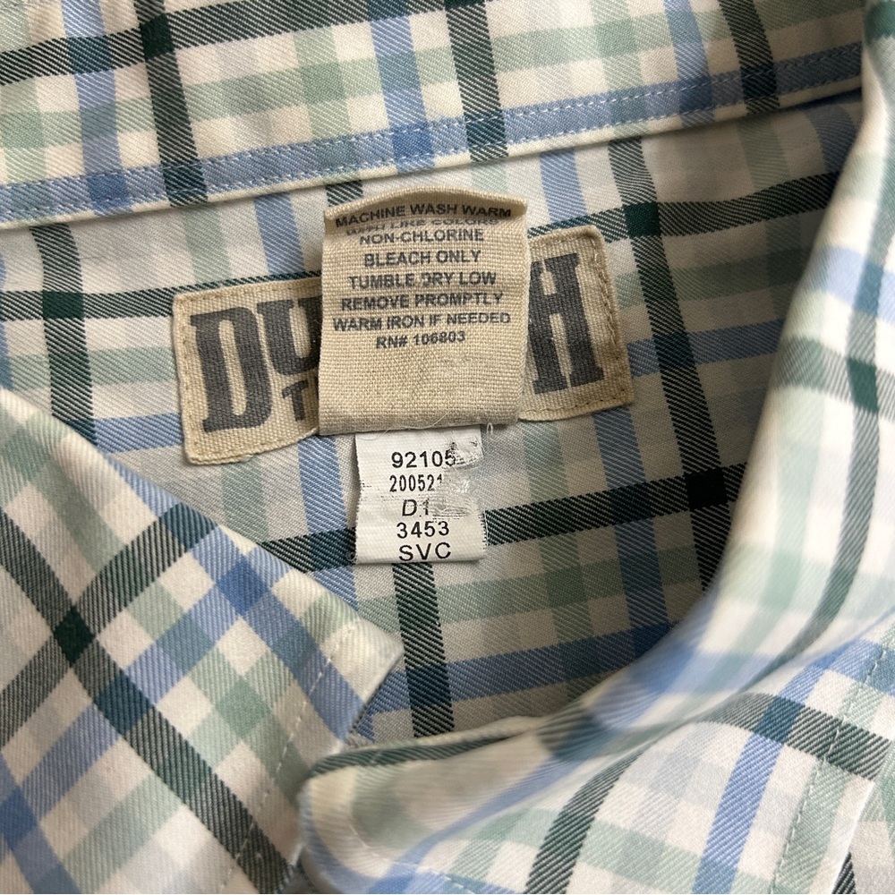 Duluth Trading long sleeve plaid button down size 2XL/Tall - Picture 7 of 7